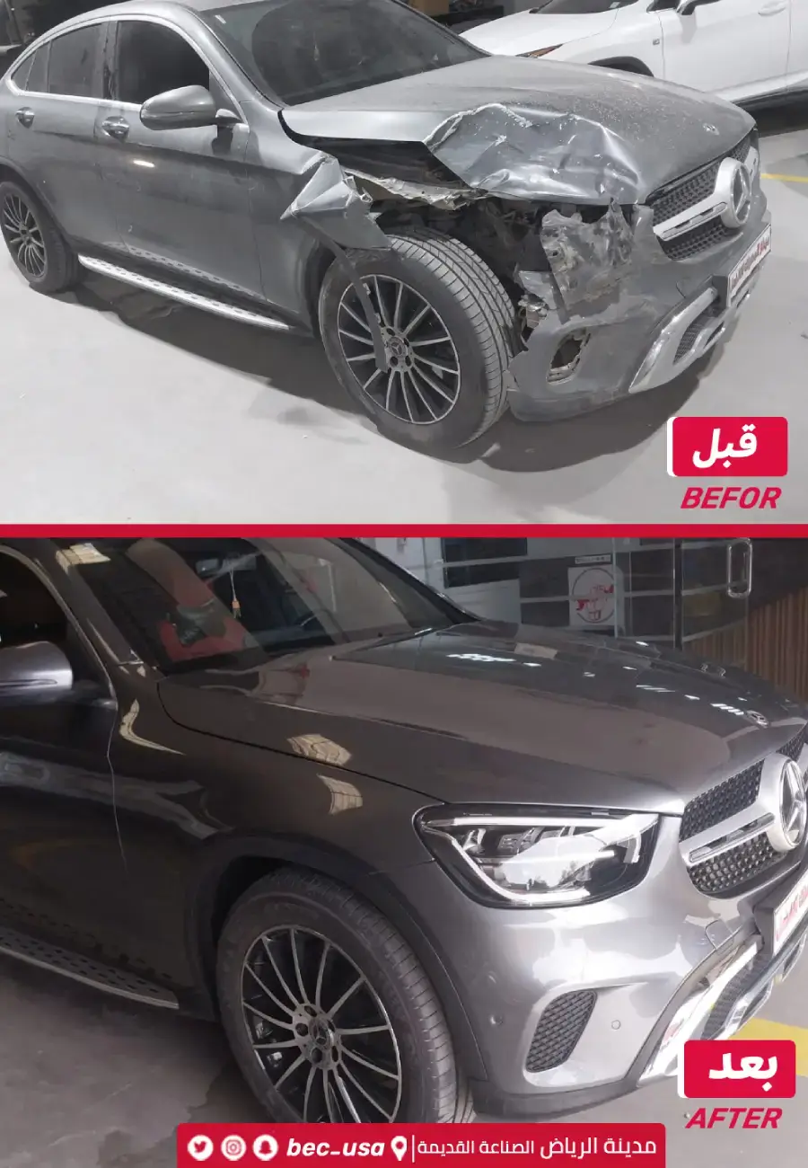 أفضل ورشة سمكرة في الرياض مع أعمال قبل وبعد