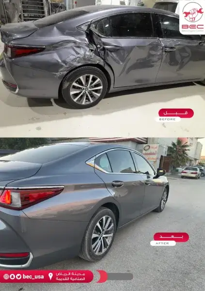 أفضل ورش إصلاح حوادث السيارات في الرياض مع صور قبل وبعد لسمكرة وورش بوية سيارات